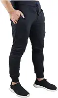 Calça Masculina Moletom Esporte Macio Cinza Grafite G