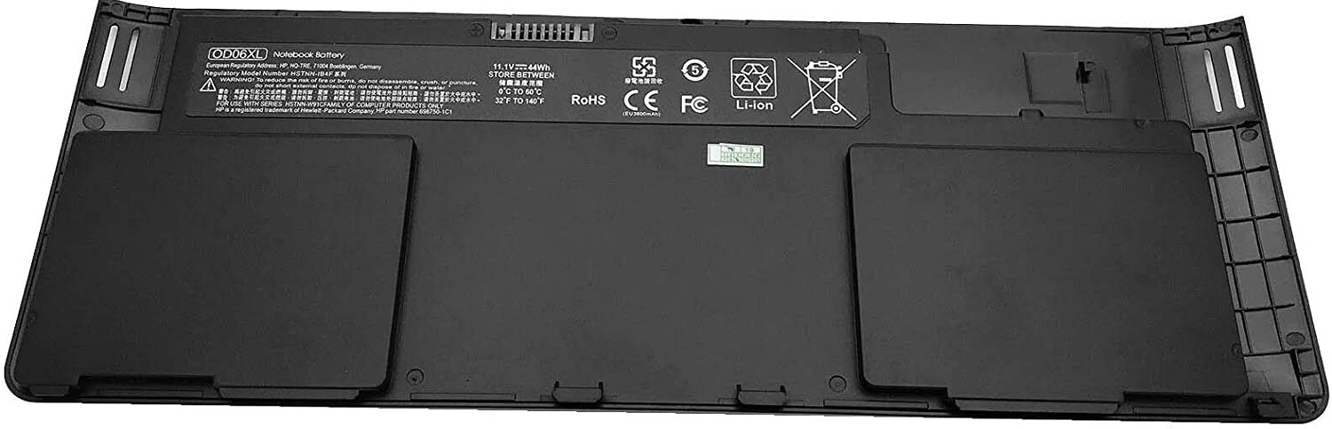 redxBattery EliteBook Revolve 810 G1 G2 G3 HSTNN-IB4F (698943-001, OD06XL,698750-171,718755-001)