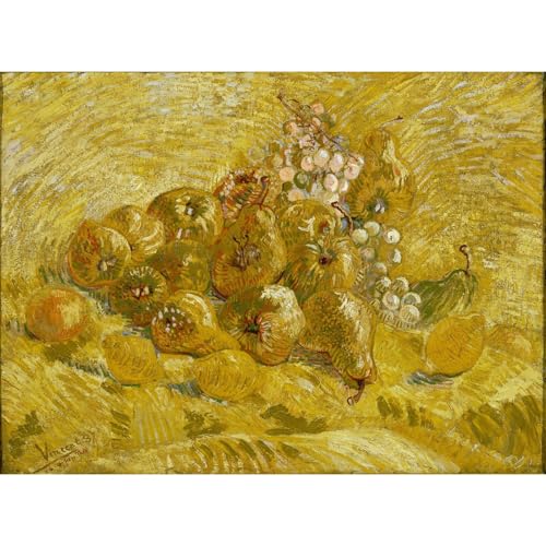 Poster Van Gogh Coings citrons poires raisins poésie artistique murale