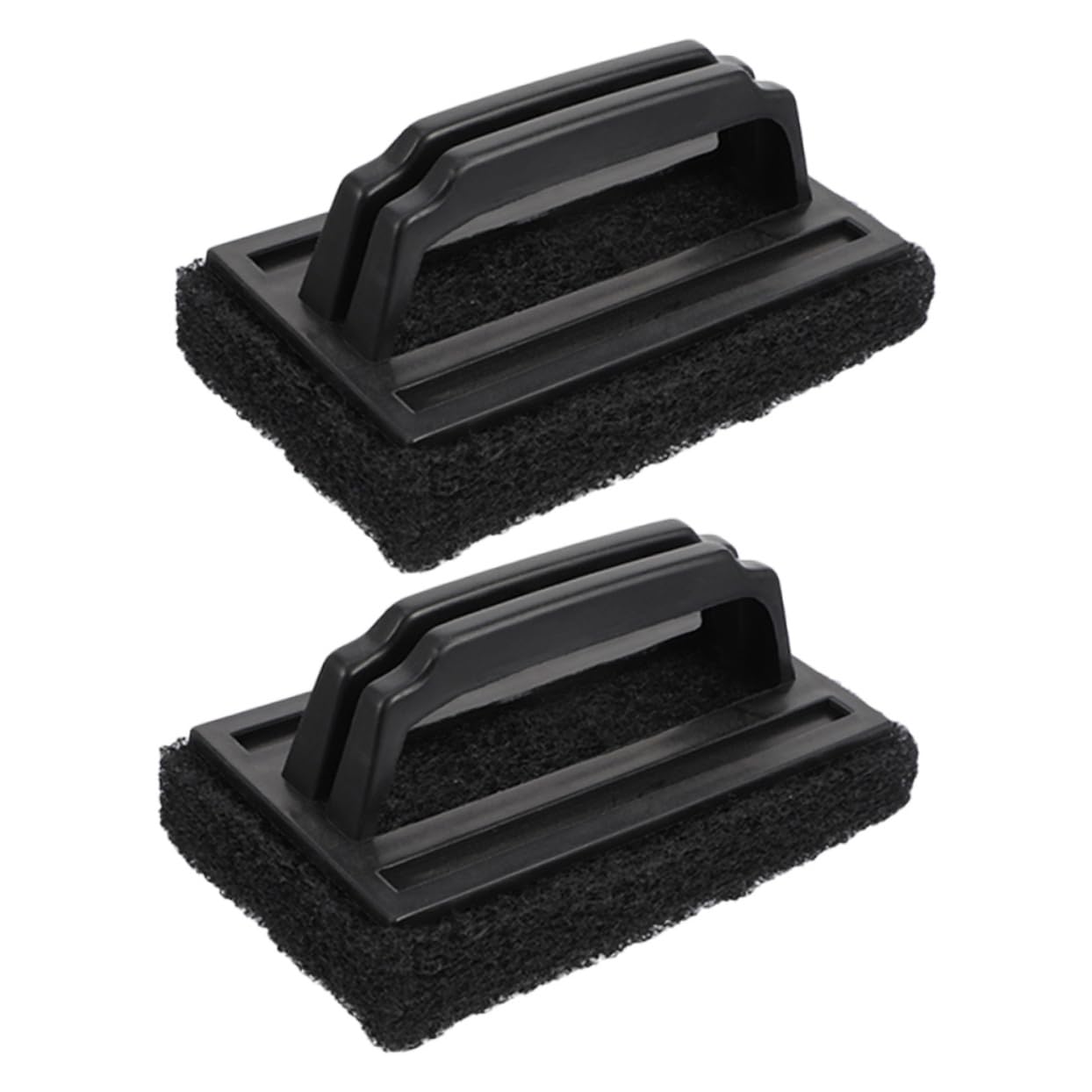 IWOWHERO 2pcs Multi Function Grill Cleaning Brushes Durable and Lightweight Countertop Scrub Brushes for Outdoor Grills Oven Racks and Kitchen Use Easy to Clean and Store