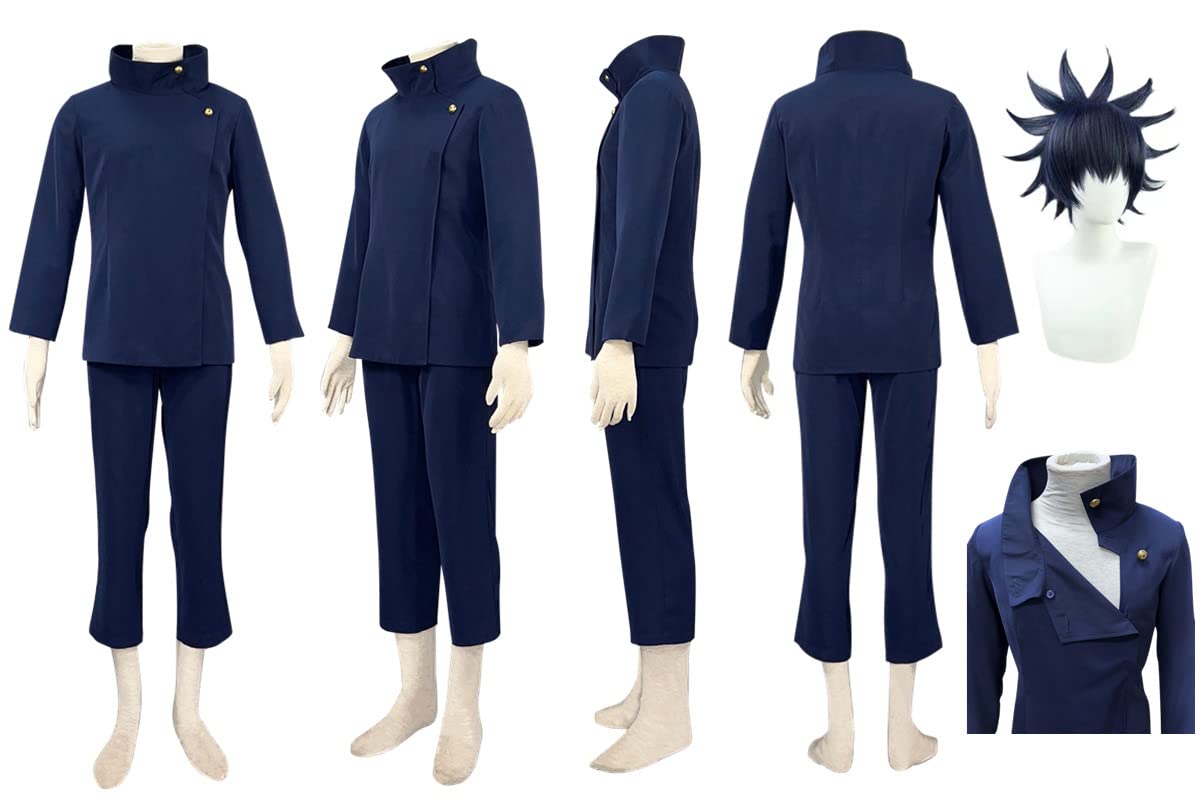 US size Komiks Fushiguro Megumi Cosplay Kostiumy Męski garnitur imprezowy