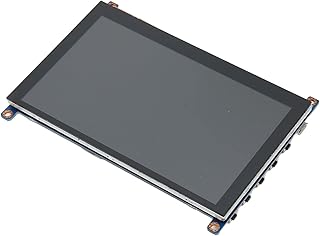 para Monitor Touchscreen RPi, Monitor Touchscreen IPS de 5 Polegadas 800x480 HDMI, VGA, Interface de Toque, Exibição de Tela de Saída de Som
