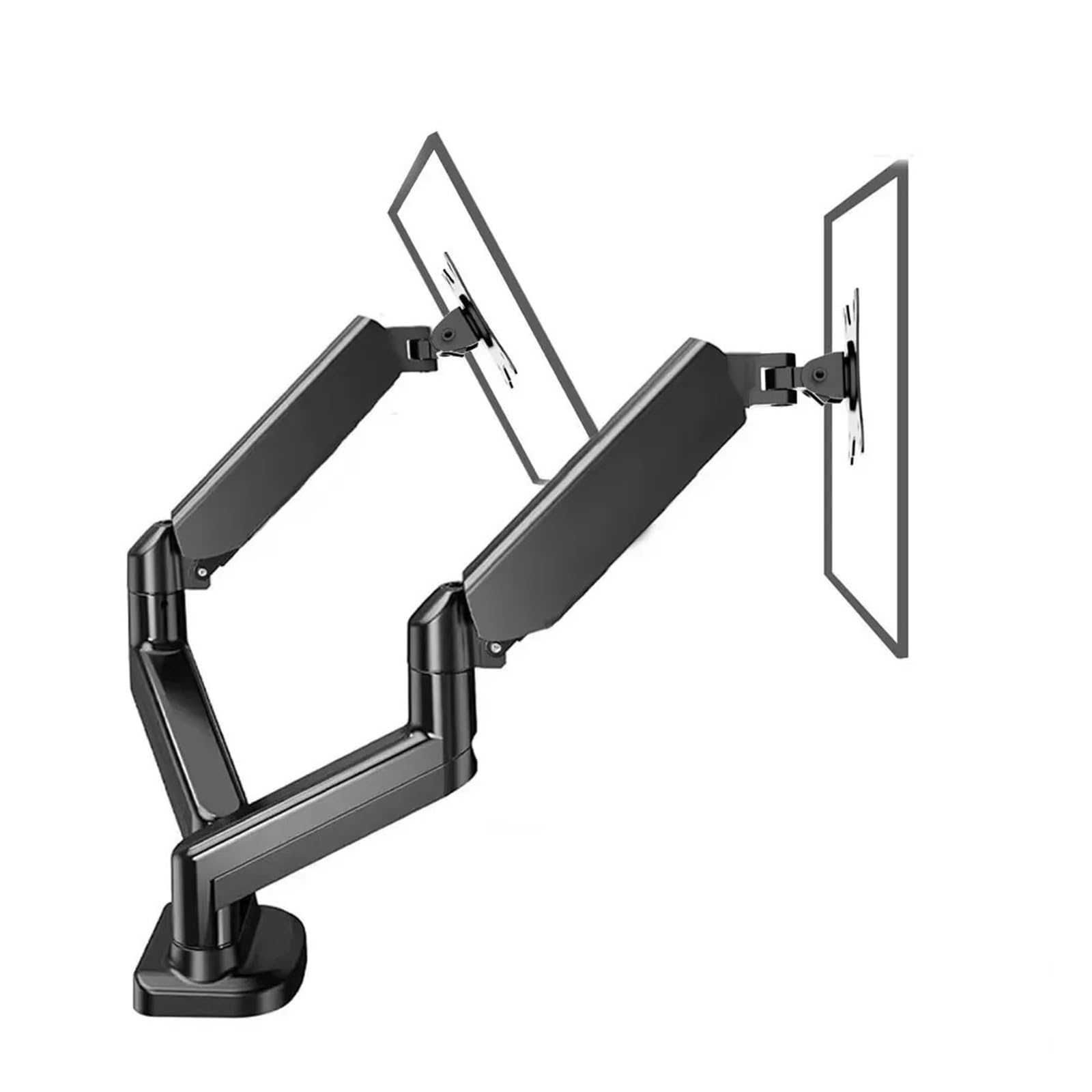 Supporto for monitor regolabile singolo/doppio da 32 pollici e 22 libbre