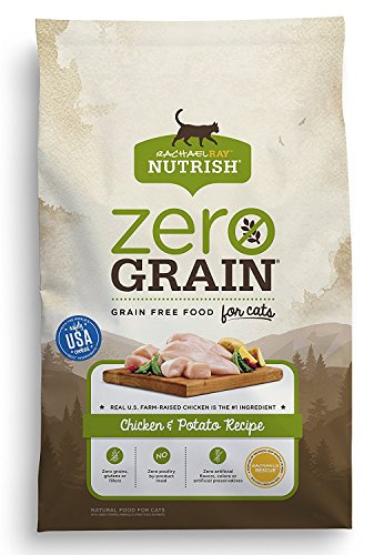 Rachael Ray Nutrish Zero Grain Natural Indoor Dry Cat Food, Chicken & Potato Recipe, 3 Pounds, Grain Free (18438100) - image 1