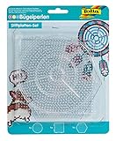 bügelperlen steckplatten transparent Farbe: Transparent folia 73214 - Bügelperlen Stiftplatten Set Basic groß, 3 transparente Steckplatten für Bügelperlen mit einem Durchmesser von 5 mm, Kreis, Quadrat und Sechseck