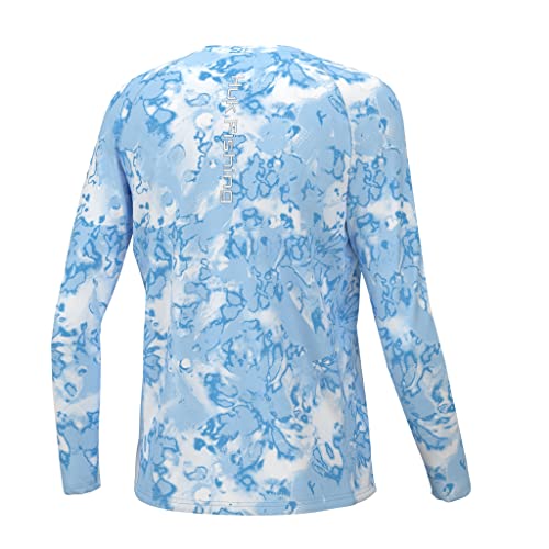 HUK Boy's Pursuit Pattern Long Sleeve, Fishing Shirt for Kids2