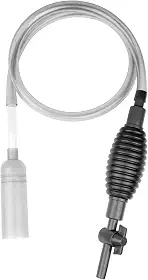 Newpol Aspirador de sifão de aquário para limpeza de tanque de peixes, cascalho e areia e troca de água (1,73 m)