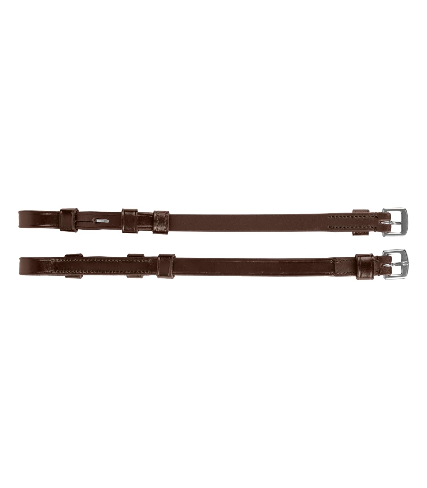 WALDHAUSEN S-Line Backenstücke Leder braun mit Haken