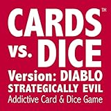 Pelaez Creative LLC Cards vs. Dice - Strategically Evil - Addictive Card & Dice Game - 2–4 Players (