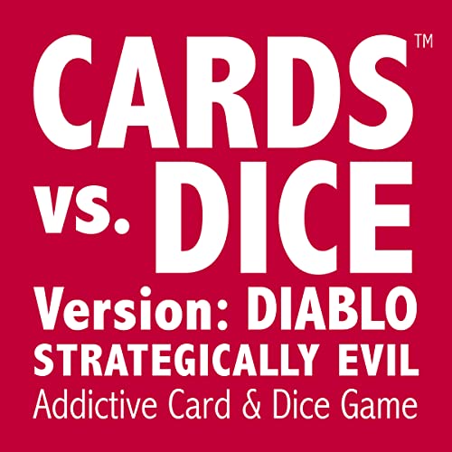 Pelaez Creative Llc Cards Vs. Dice - Strategically Evil - Addictive Card & Dice Game - 2–4 Players (Diablo) #TOP10