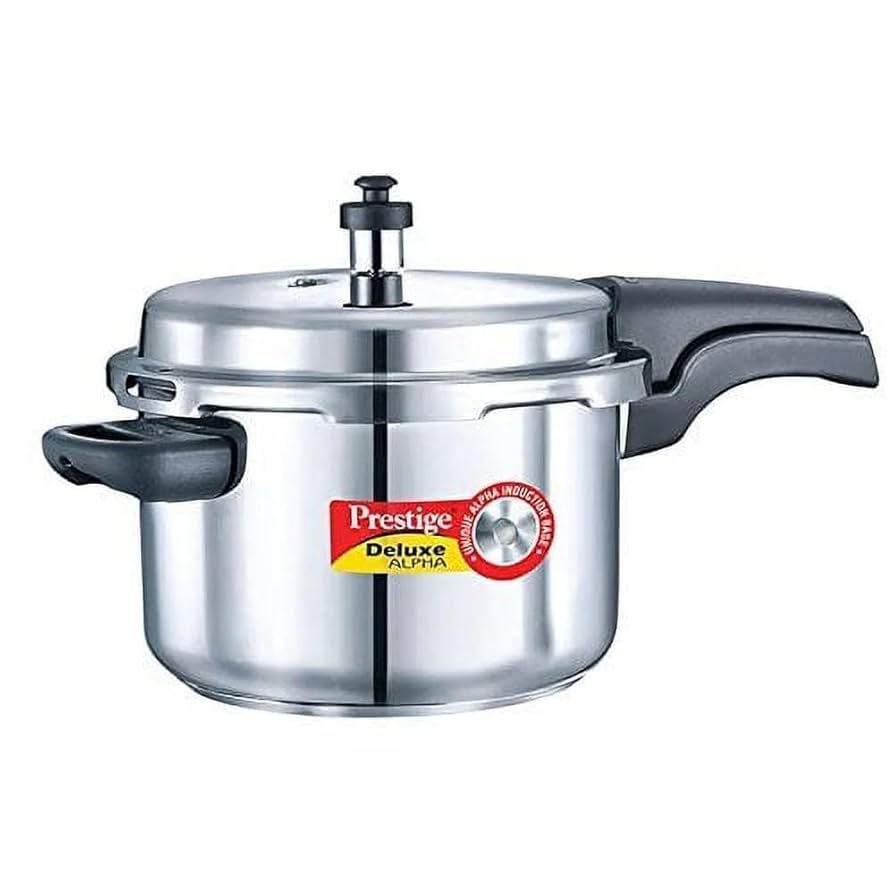 インド製圧力鍋 Prestige pressure 5L Amazon.com: Prestige 5L Alpha Deluxe Induction Base