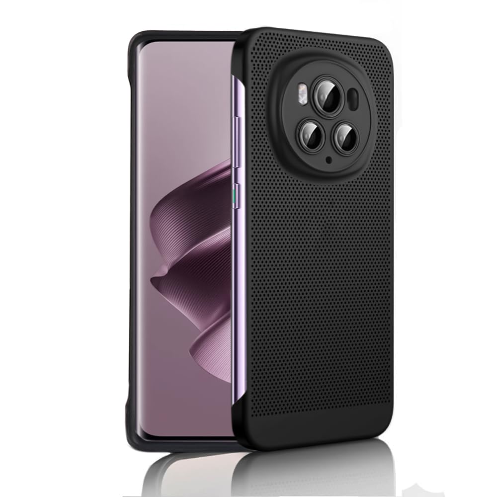 Dl3 Mobilak Case For Honor Magic 6 Pro 5G Heat Dissipation Case with Built-in Camera Lens Protector Slim Fit Breathable Cooling Anti-Fingerprint Hard PC Back Shockproof Cover