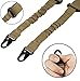 Accmor 2 Point Rifle Sling Gun Strap, Two Point Traditional Sling Standard Strap with Metal Hook for Outdoor Sports (Khaki)
