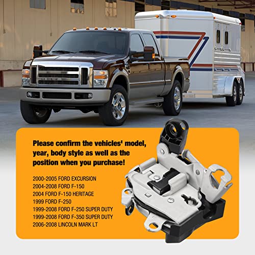 Image of SYERAL Door Lock Actuator Front Left Driver Side Door Latch Compatible with Ford Excursion F-150, F-250 F-350 Super Duty, Compatible with Lincoln Mark LT 6C3Z-2521813-A