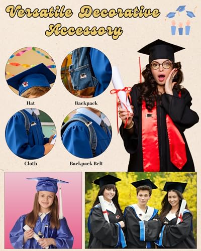 Image of Graduation Pins Bulk with Storage Bag for Class of 2026 Graduation Cap Diploma Enamel Pins for Backpack Hat Jackets Congrat Grads Gifts for Students Teachers Classmates 2026 Graduation Party Favors
