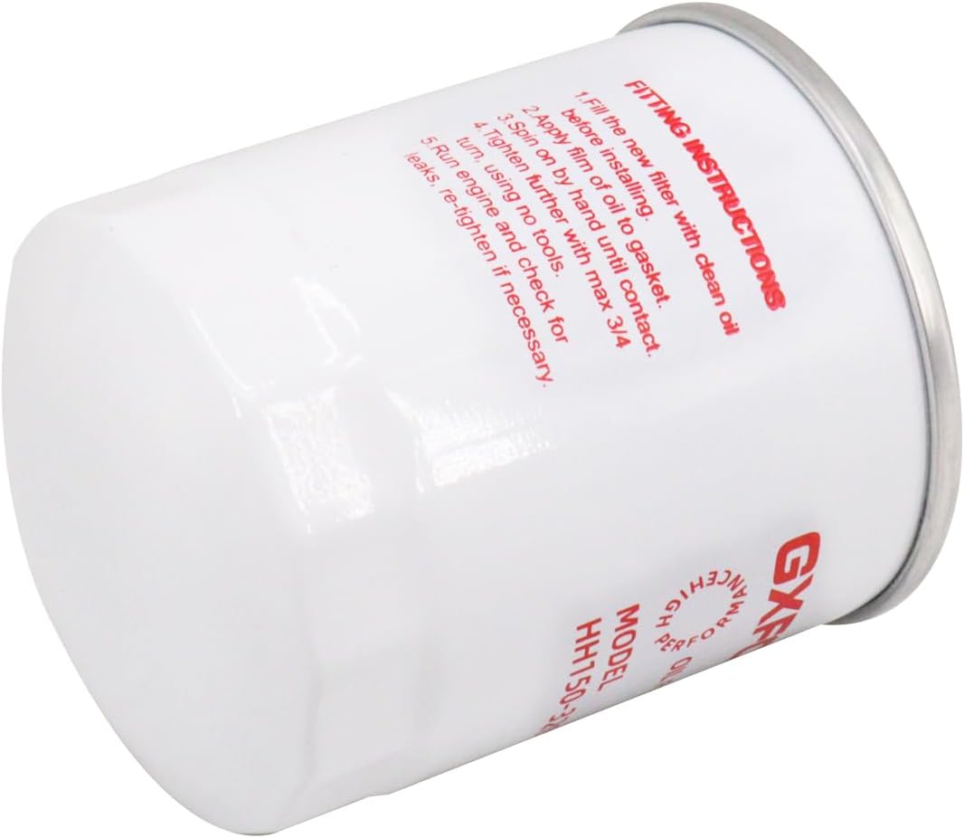 HH150-32094 Oil Filter Replace 51064 122-0833 HH150-32090 HH150-32804 Compatible with B1550 B1700 G1900 G2000 G3200 ZD1211 CV11-CV22 M18-M20 MV16-MV20 RTV-X1100(Pack of 6)