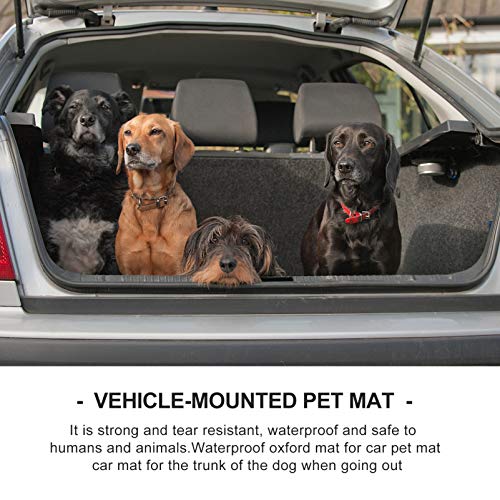 Garneck Trunk Cargo Liner Oxford Capa de carga para cães e animais de estimação, impermeável, antide