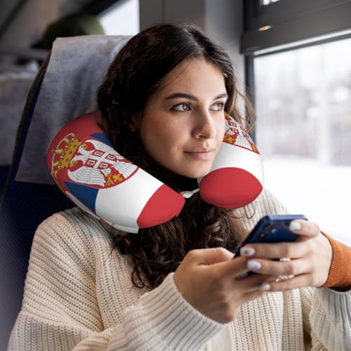 Almohada de viaje en espuma viscoelástica cervical lavable miniatura 5