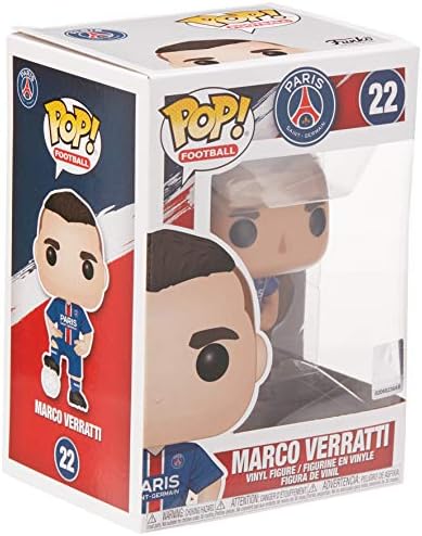 Funko- Pop Football: Marco Verratti (PSG) Collectible Figure, 39830, Multicolour Funko- Pop Football: Marco Verratti (PSG) Collectible Figure, 39830, Multicolour | Pop Pokemon | 3 Funko- Pop Football: Marco Verratti (PSG) Collectible Figure, 39830, Multicolour | Pop Pokemon