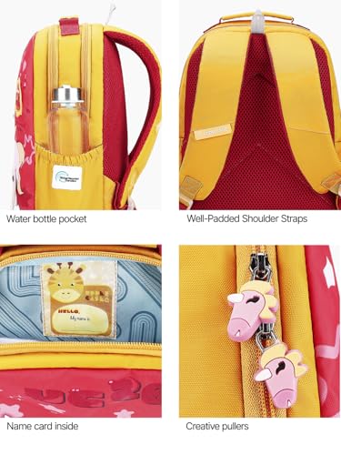 Image of uppercase Fantasy School Bag for Kids | Preschool Lightweight 9L Capacity Backpack for 3-5 Years Boys & Girls | Padded Comfortable Adjustable Shoulder Straps & Name Card | Spacious & Multiple Pockets