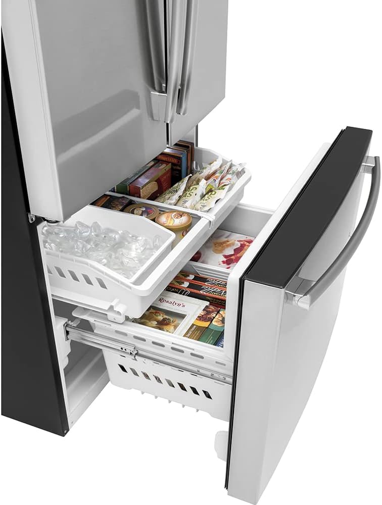 GE 36" Stainless Steel French Door Refrigerator with Ice Maker