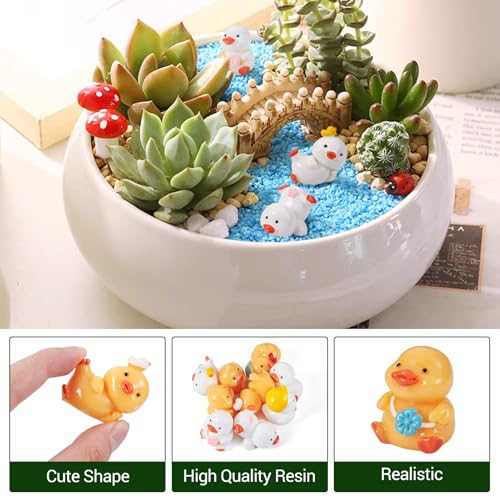 Mini figurines de canard en résine 3D de haute précision pour collection