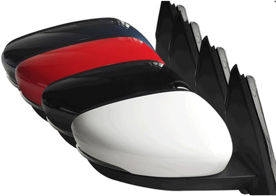 Car 6/9/11Wires Side Rear View Mirror Assembly Compatible For Ford For Escape 2020 2021 2022 Auto Folding Heated Turn Blind Spot (Left 11 Wirer,B) (Right 6 Wirer)