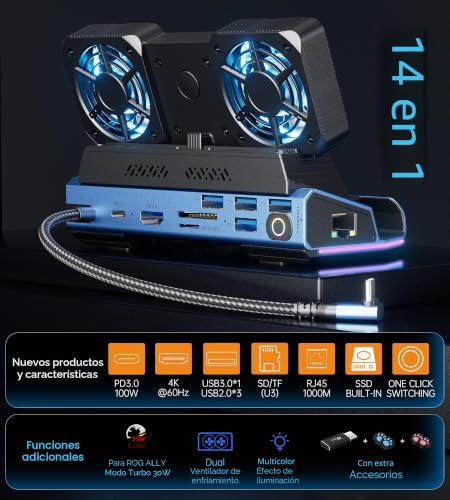 Base de refrigeración Steam Deck para solucionar problemas de espacio M.2 2