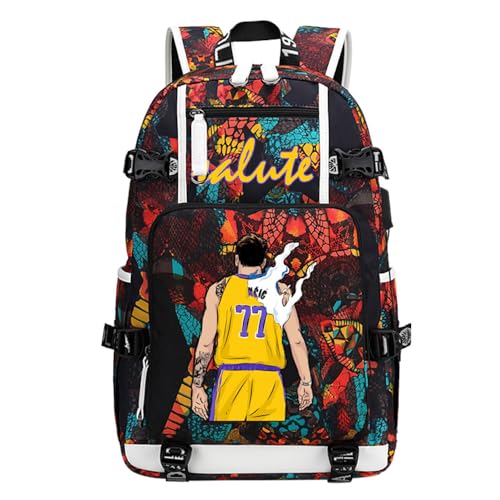 Basketball Player 77 Multifunction Backpack Travel Daypack Fans Bag (Style 1)