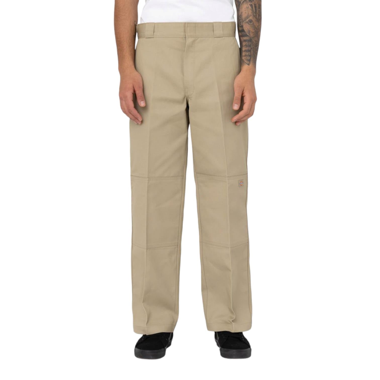 Dickies Pantalone Double Knee Uomo I Double Knee Sono Un Classico Senza Tempo Ispirato agli Indumenti da Lavoro, concepiti per durare a Lungo. Realizzati in Un Morbido e Confortevole Mix di