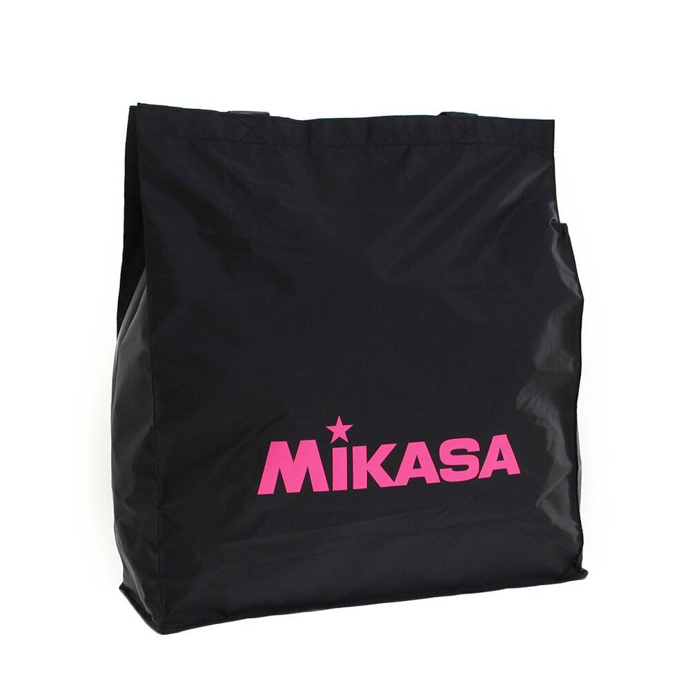 Mikasa バレーボール用バッグ 黒 ミカサ(MIKASA) バレーボールボールバッグ 6個入り チーム名あり