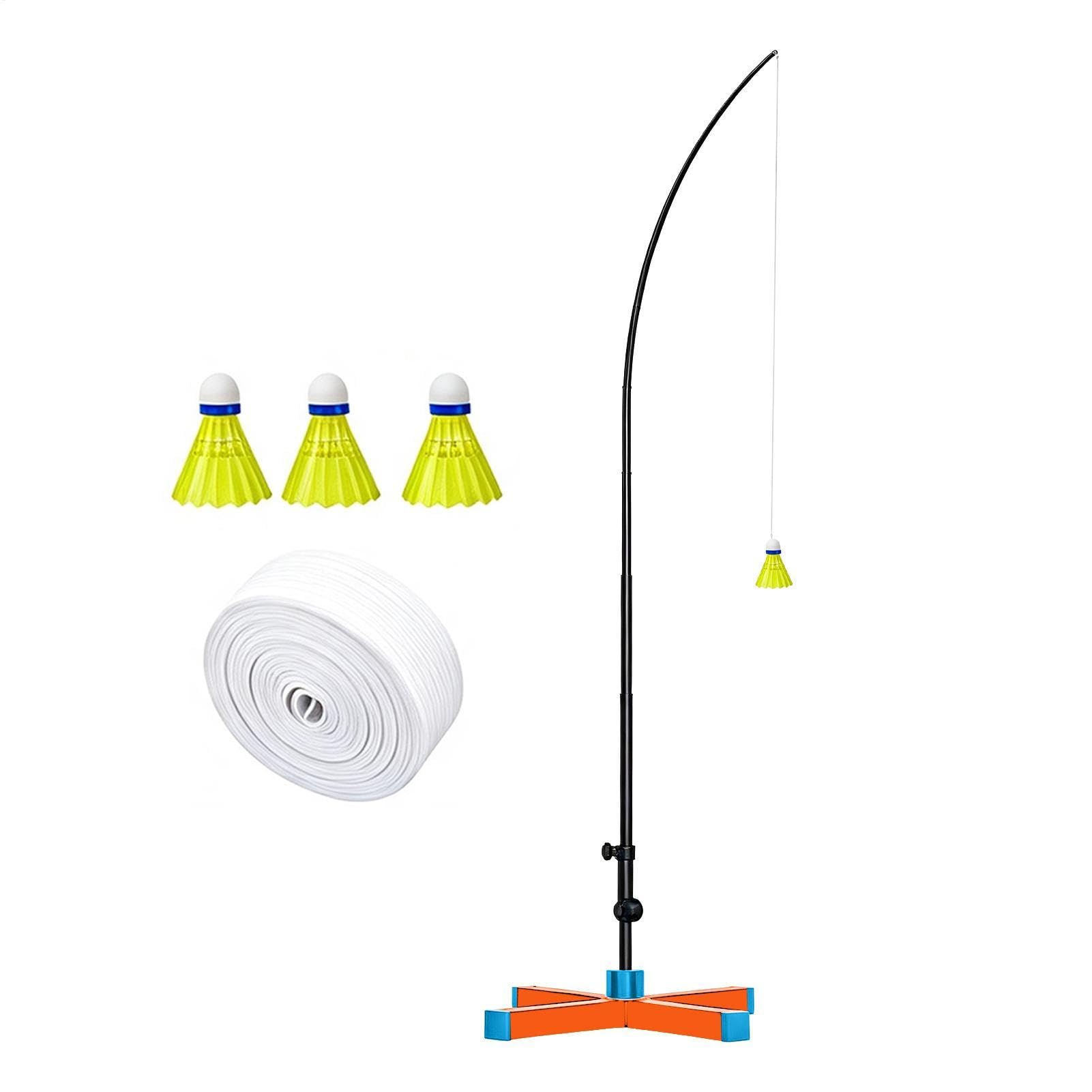 Generico Allenatore di Badminton A Rimbalzo Automatico Strumento Portatile | Supporto Per L'Auto-Allenamento Al Badminton Per Uomini Donne Adulti Adolescenti Bambini In