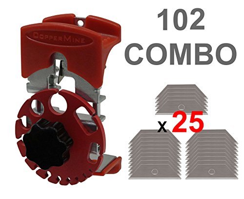 Handheld Copper Wire Stripper Manual Stripping Machine Combo 25 Blades Included