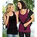 Women's Thermal Base Layer Top - Lightweight Moisture Wicking Merino Wool Silk Sleeveless Tunic (EU 34-36 / Extra Small, Grey)