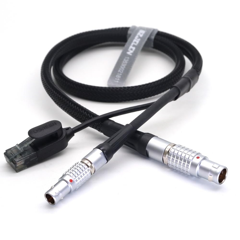 SZJELEN ARRI Remote Control Cable for ARRI ETH 10Pin to RJ45 and 0B 2pin 24V for ARRI Alexa Mini LF/LF/Mini/SXT/35 Camera, Teradek COLR,Bitbox Mini