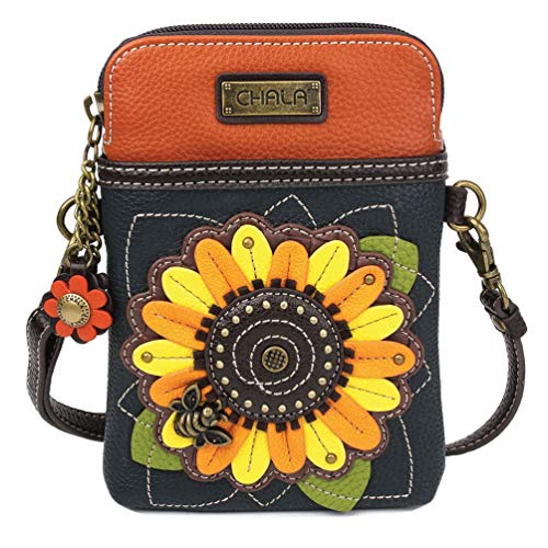Chala Group Chala Handbags Sunflower Cellphone Crossbody Handbag, 5