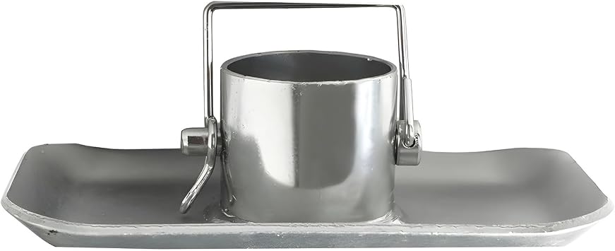 Jeremywell Trailer Jack Foot Plate 5000 lbs Capacity with Pin Base for A-Frame Boat RV Camper Removable