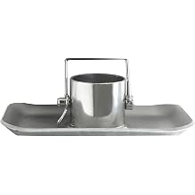 Jeremywell Trailer Jack Foot Plate 5000 lbs Capacity with Pin Base for A-Frame Boat RV Camper Removable