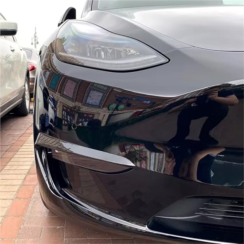 Éviter rayures bas de caisse Tesla lame avant antibrouillard noir - 4