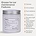 Automotive Grease| Seat Track Sliding Glass doorMultipurpose Lubricant,High-Temperature doorHinges Window Tracks Sunroof Grease
