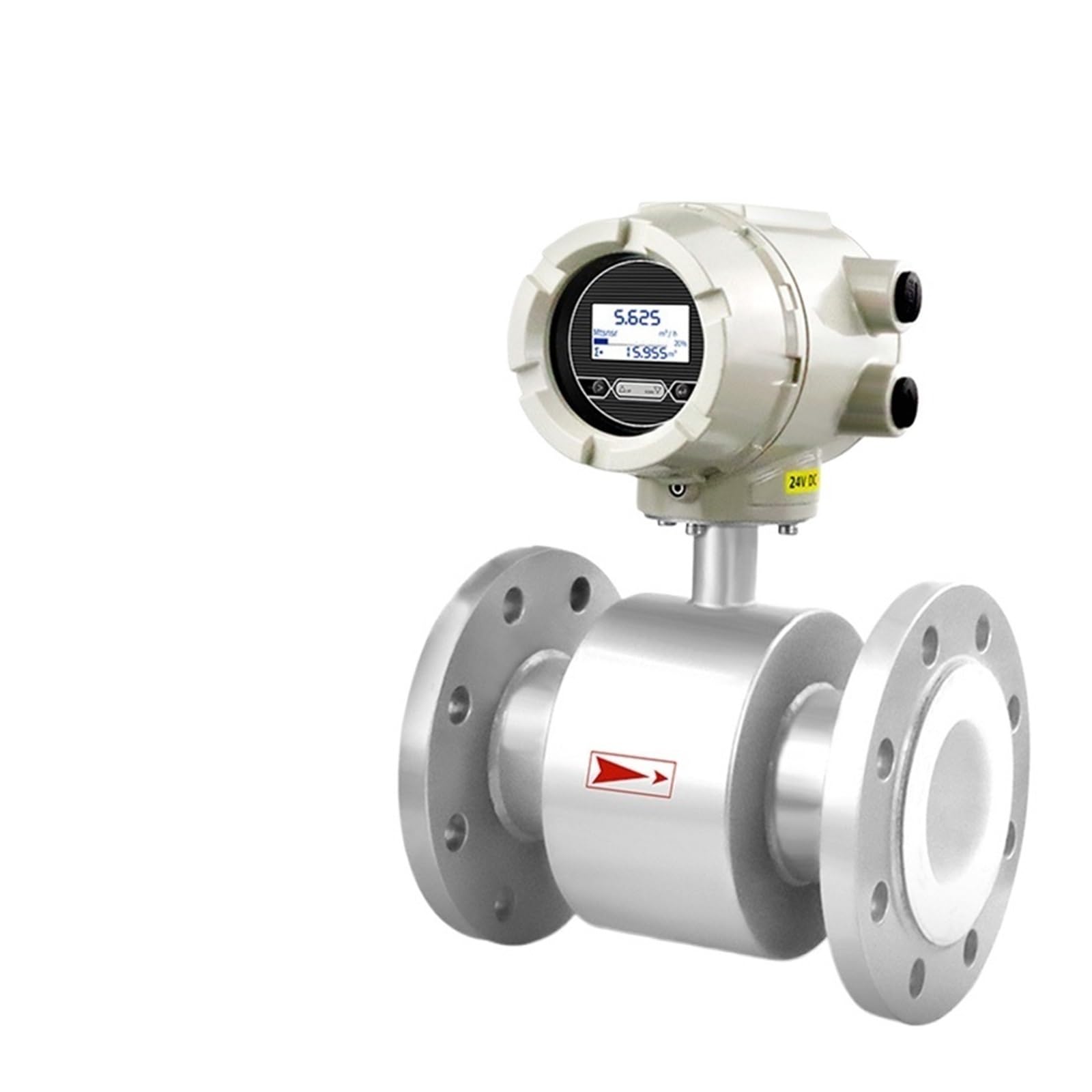 LEOTNNDQ 1PCS Electromagnetic Flow Meter 24VDC/220VAC(DN100)