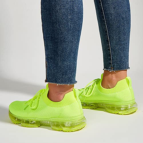 Image of LUCKY STEP Women Air Cushion Fashion Sneakers | Breathable Casual Comfortable Lightweight Walking Shoes