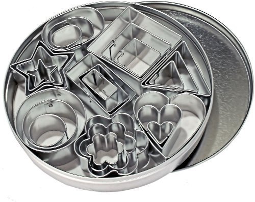 Let's Cook, set da 24 mini stampini per biscotti