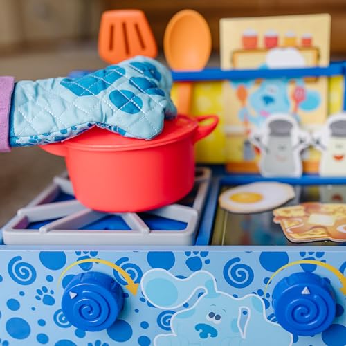 Melissa & Doug Blue's Clues & You! Wooden Cooking Play Set (42 Pieces) - image 4