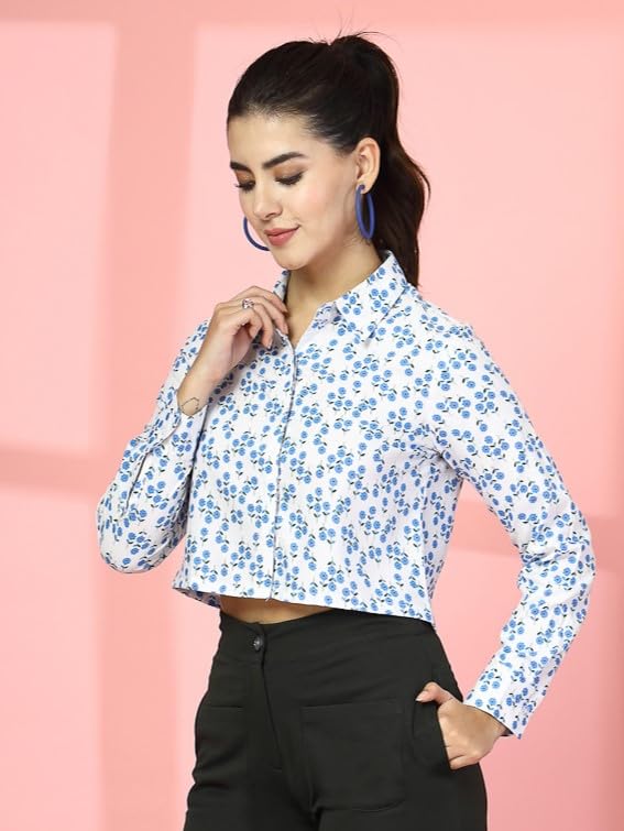 Image of OOMPH! Casual Crop Shirts for Women