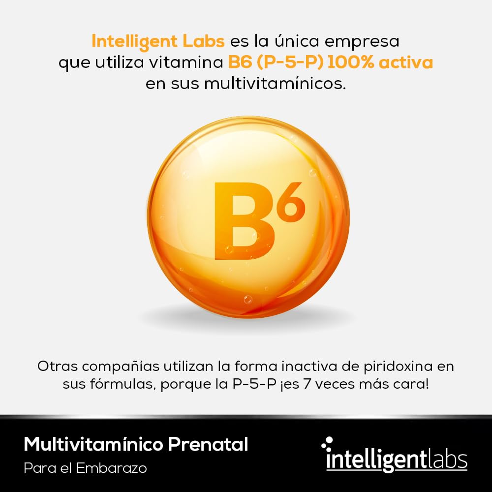 Intelligent Labs vitaminas para el embarazo | Multivitaminas prenatales
