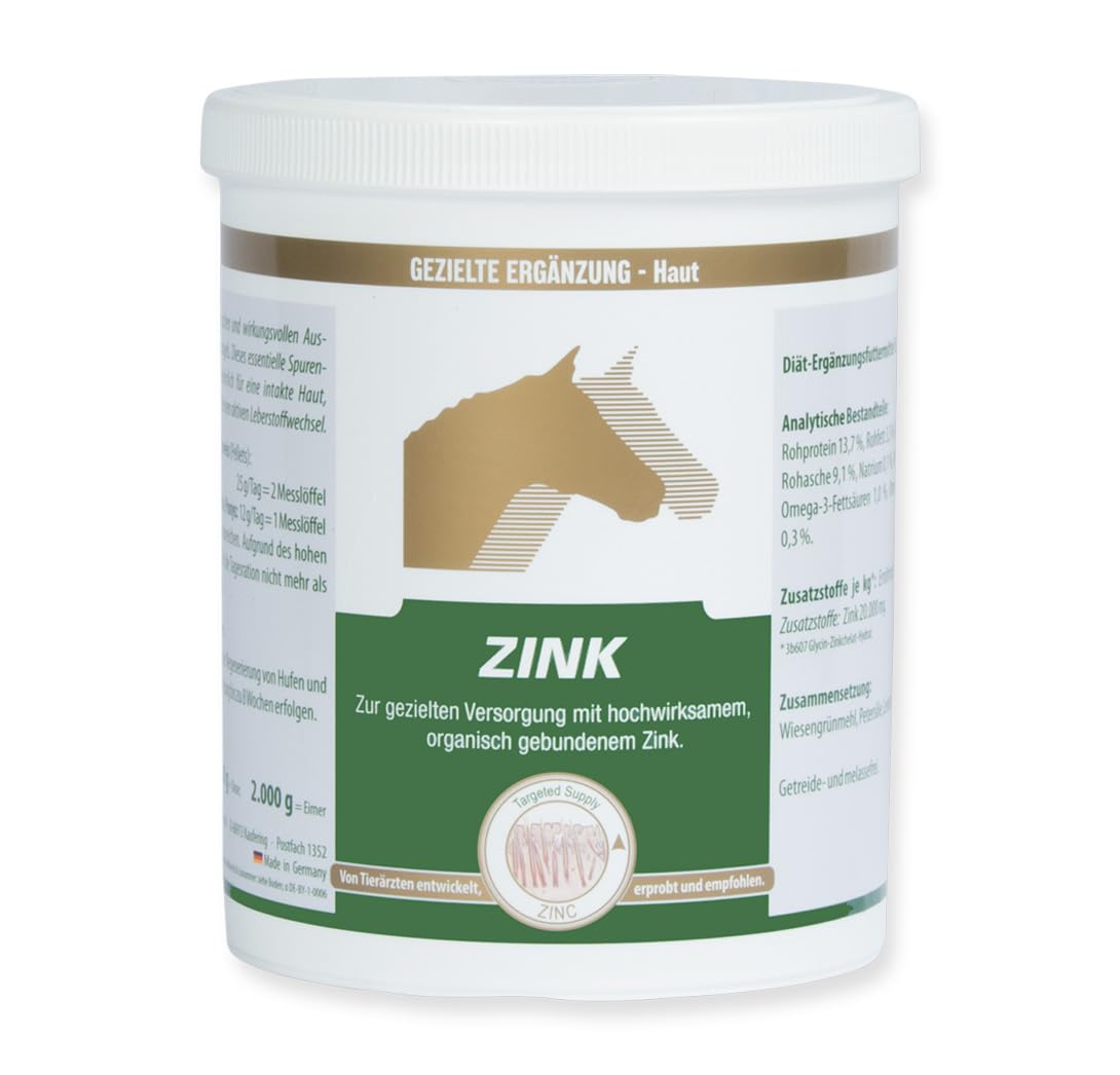 Vetripharm cynk | 800 g | dieta uzupełniająca karma dla koni | bez zbóż i melasy