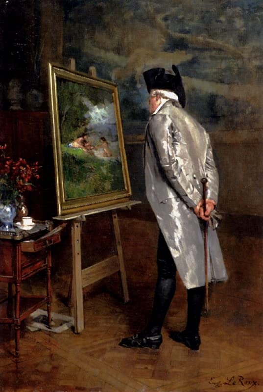 Toile Louis Eugène Leroux 60x90cm pour habiller un grand mur vide de salon