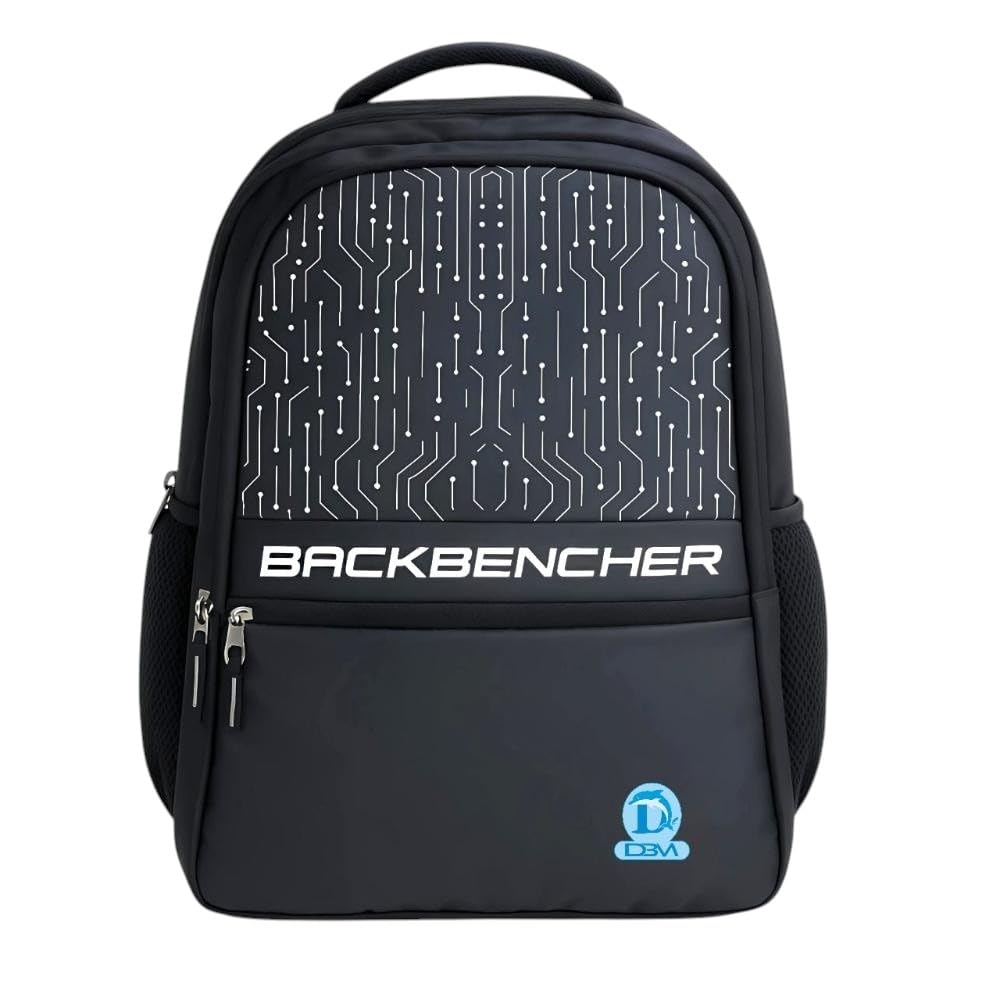 dbm 37L Backbencher Printed Laptop Backpack for Men & Women | Stylish School, College & Travel Bag with Spacious Compartments, Side Pockets & Padded Straps-picture-43