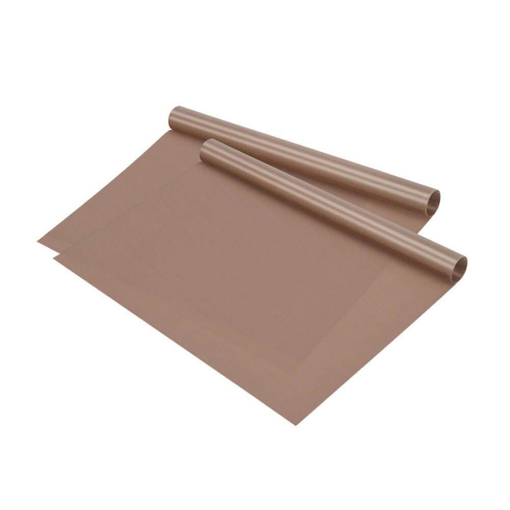 6PZ Foglio di Teflon 40X60Cm Teglia da Forno Riutilizzabile Resistente Antiolio Carta Forno A Prova di Utensili Antiaderente per Barbecue